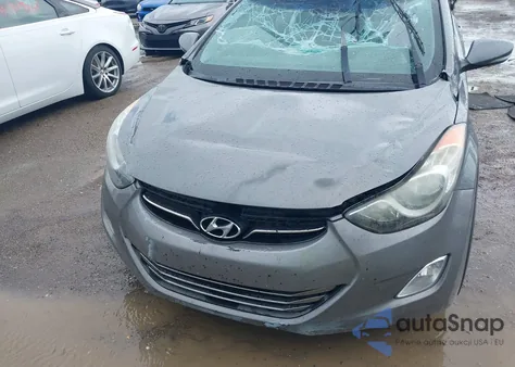 2013 Hyundai Elantra Limited from USA, damaged, VIN 5NPDH4AE4DH449931